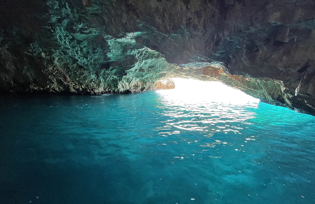 blue cave