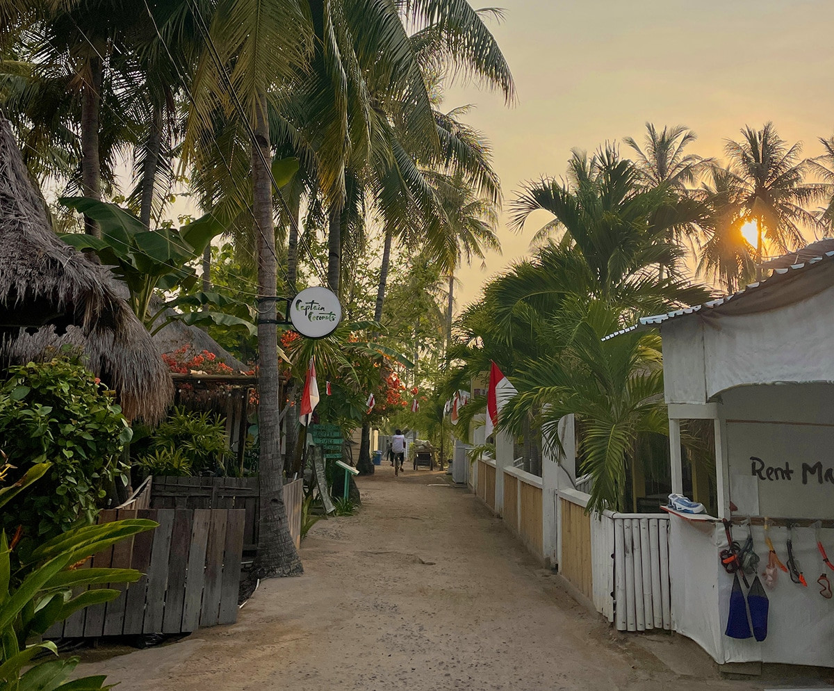 que hacer en gili air, mejores restaurantes y donde bucear (5) atardecer gili air
