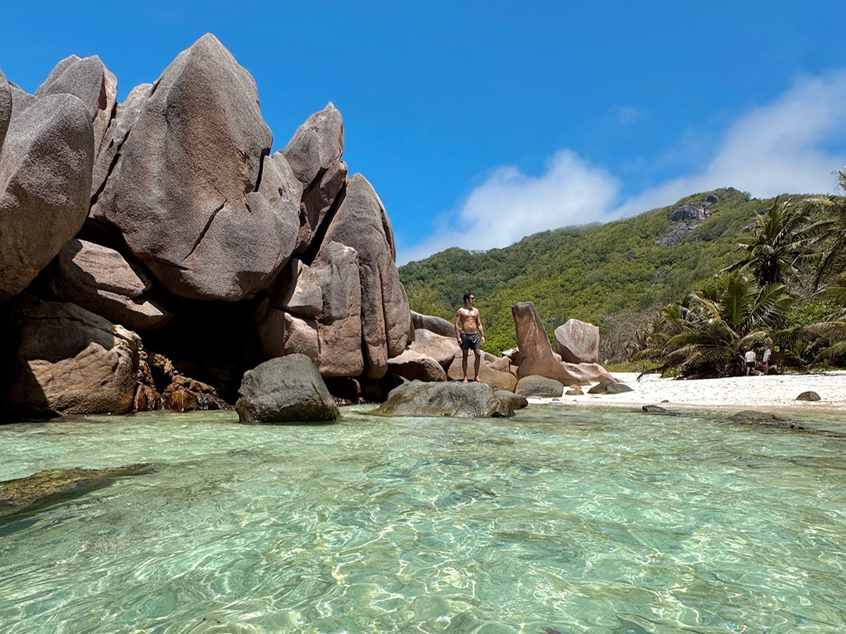 playas en la digue seychelles anse cocos