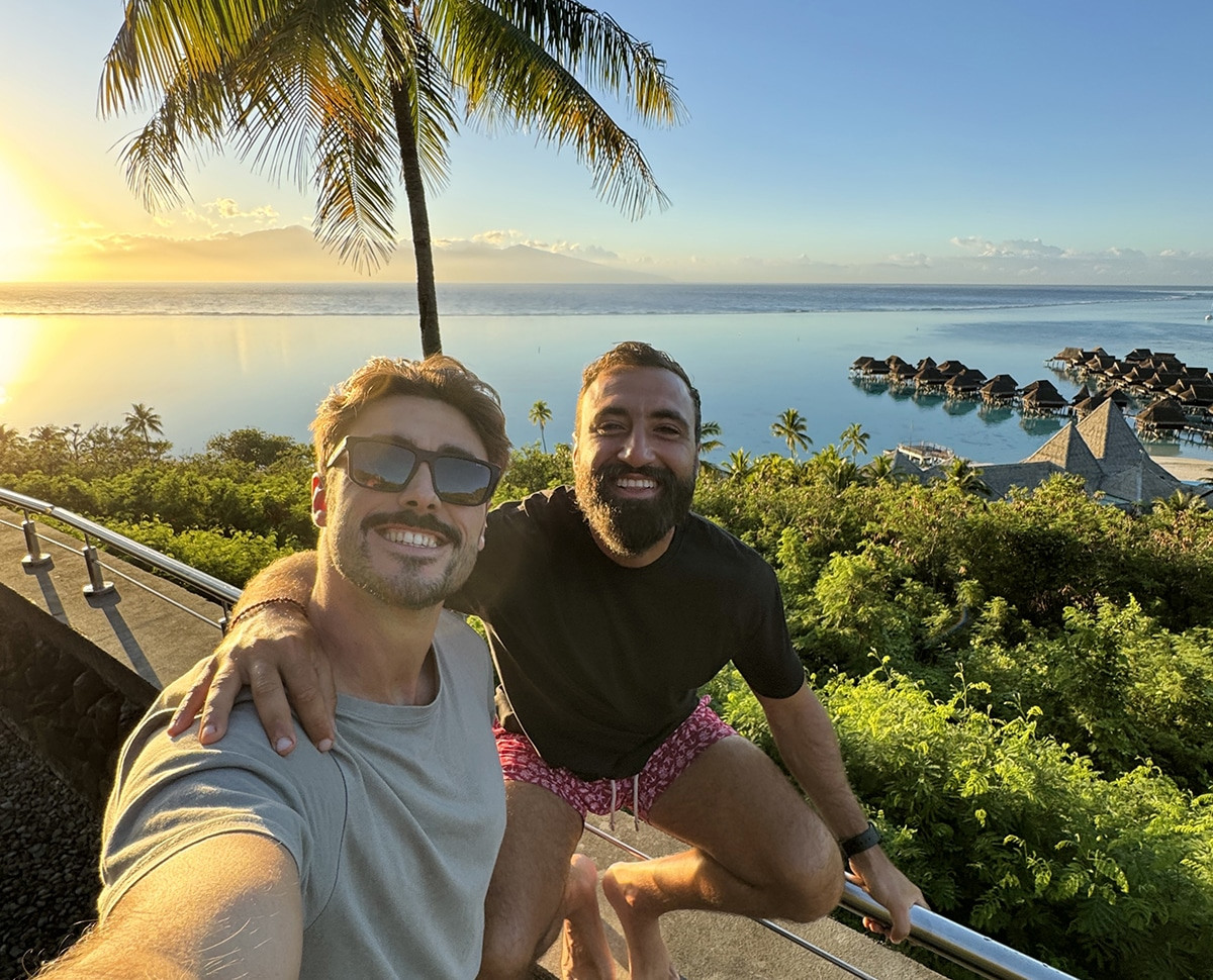 amigos en moorea