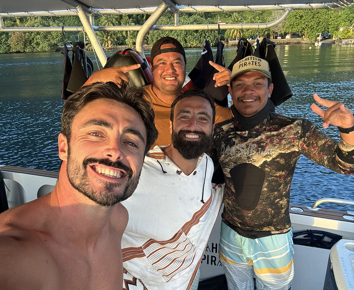 amigos en tahiti