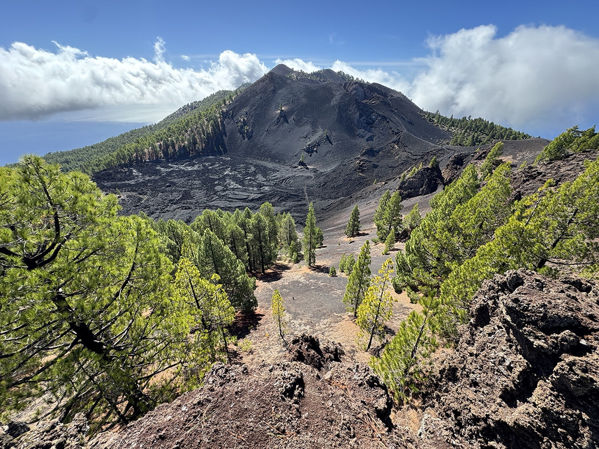 ruta de los volcanes en la palma