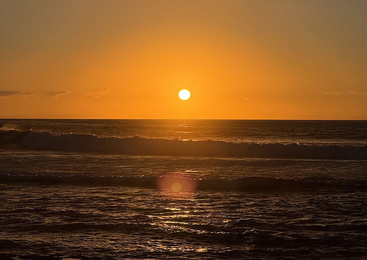 atardecer en la palma islas canarias